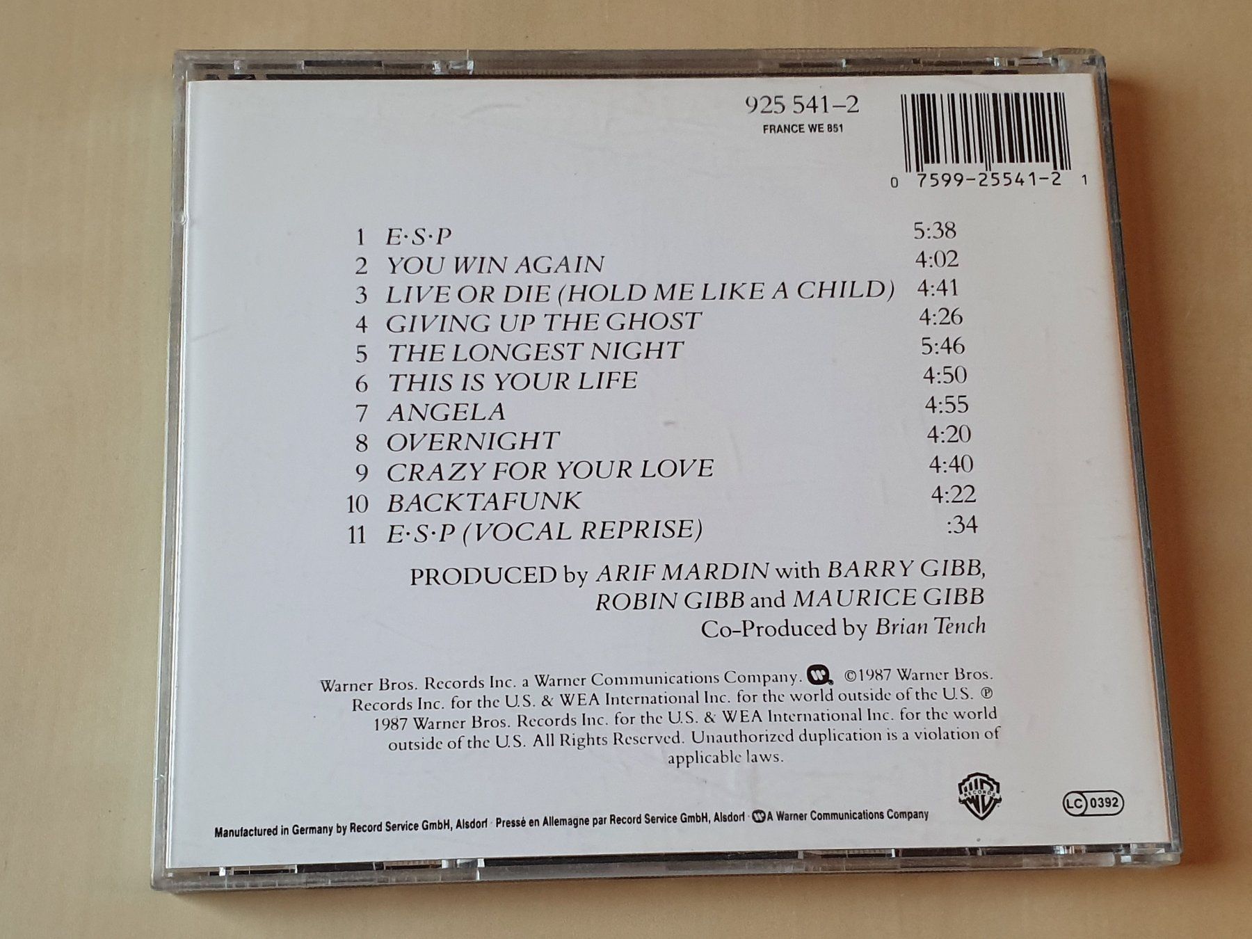 CDs: Bee Gees E.S.P – Gebraucht aus Stansstad von collectorsshop 1