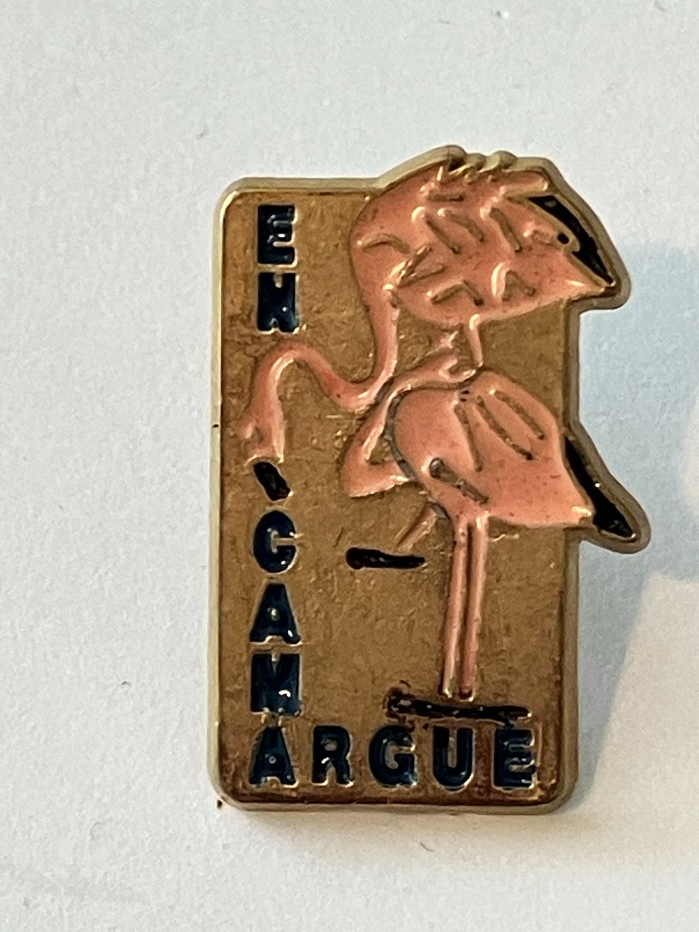 Placchette & Badge: 1 Pin Camarque mit Flamingo – Usato da Basel venduto da djwwpp