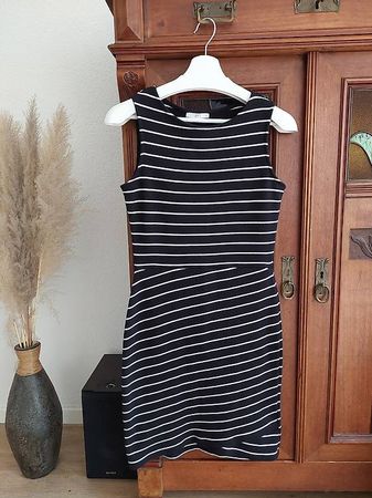 Kleid Esprit 36 S gestreift Baumwolle