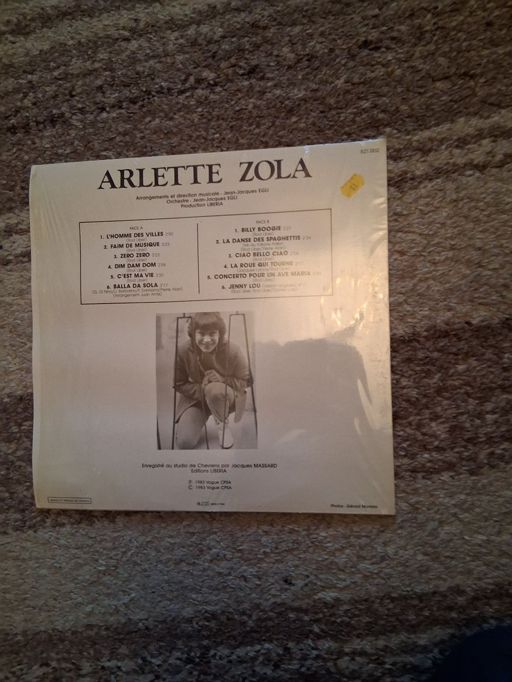 Dischi in vinile: Arlette Zola - Vinyl LP original – Nuovo (secondo la descrizione) da Aigle venduto da Marcagapit 3