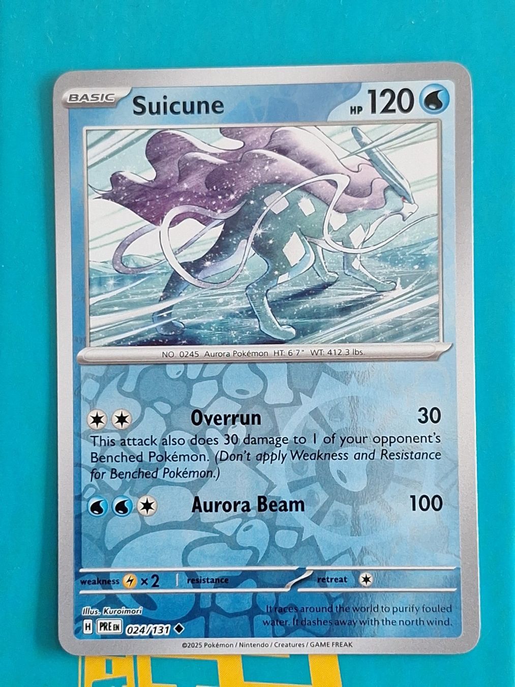 Pokémon Carte collezionabili: Suicune - Reverse Holo - Prismatic Evolution #1.6 – Usato da Altstätten SG venduto da GGsGameshop