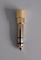 Adapter Klinkenbuchse 3,5 mm / Jack Klinke 6,35 mm stereo