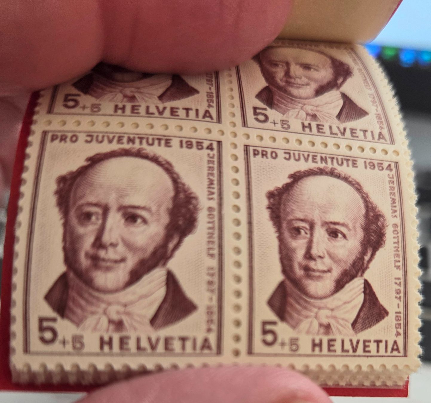 Alle Briefmarken: PJ MH 3a mit der Doppelprägung ** – Neu (gemäss Beschreibung) aus Goldach von Suli1 2