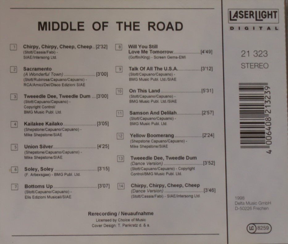 CDs: Middle of the Road – D'occasion à Luzern par CONTENTI 2