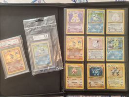 Pokemon Base Set First 1 Edition Masterset Charizard PSA CGC