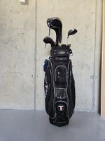 Golfbag Set Top Flite mit Schlägern gebraucht schwarz