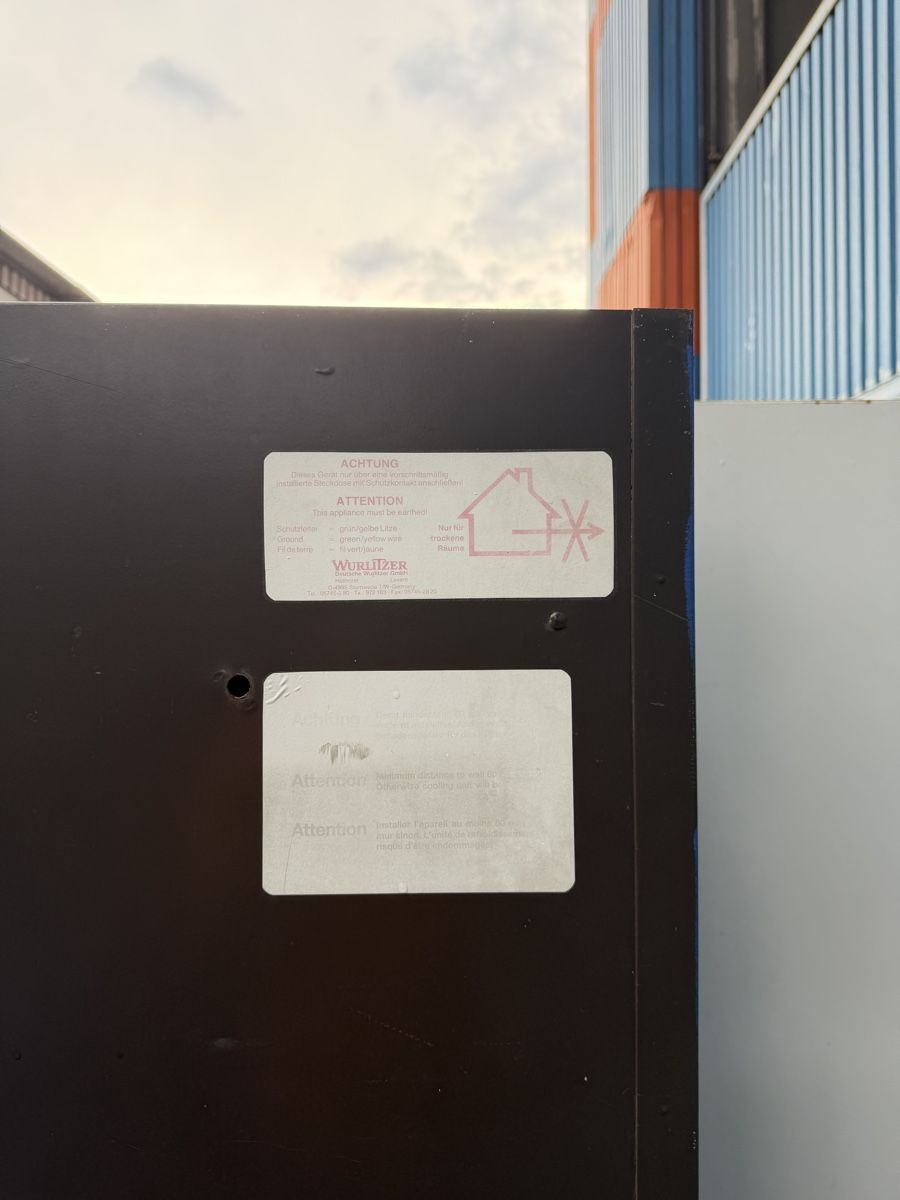 Wurlitzer Sonstiges für die Gastronomie & Hotel: Vending machine Wurlitzer Model ZTT used condition – Gebraucht aus Pratteln von dam_hm68 5