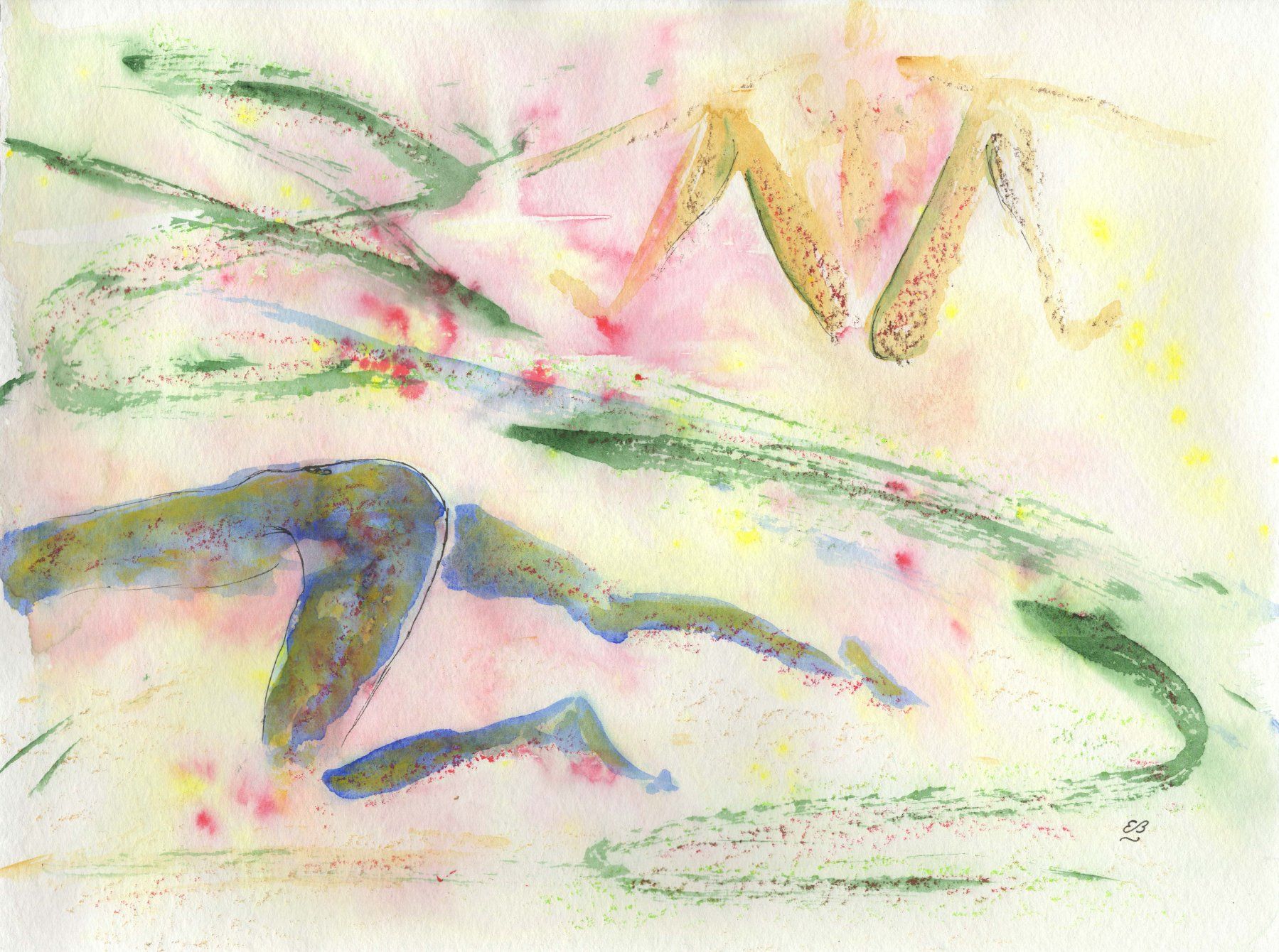 Dipinti: Aquarell: Bodies – Nuovo (secondo la descrizione) da Fribourg venduto da erw_68dx