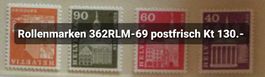 RO29) 362RLM-369RLM, Rollenmarken Satz postfrisch Kt.130.-