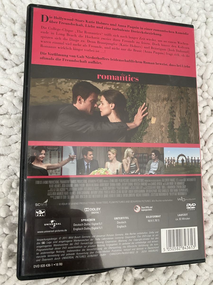 Alle DVDs: DVD, The Romantics – Gebraucht aus Jona von Mister_N0 1
