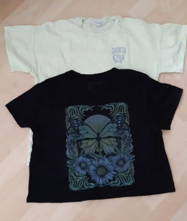 Mädchen T-Shirts, Gr.164/170, Marke: GARCIA + OBSESSURE LOVE