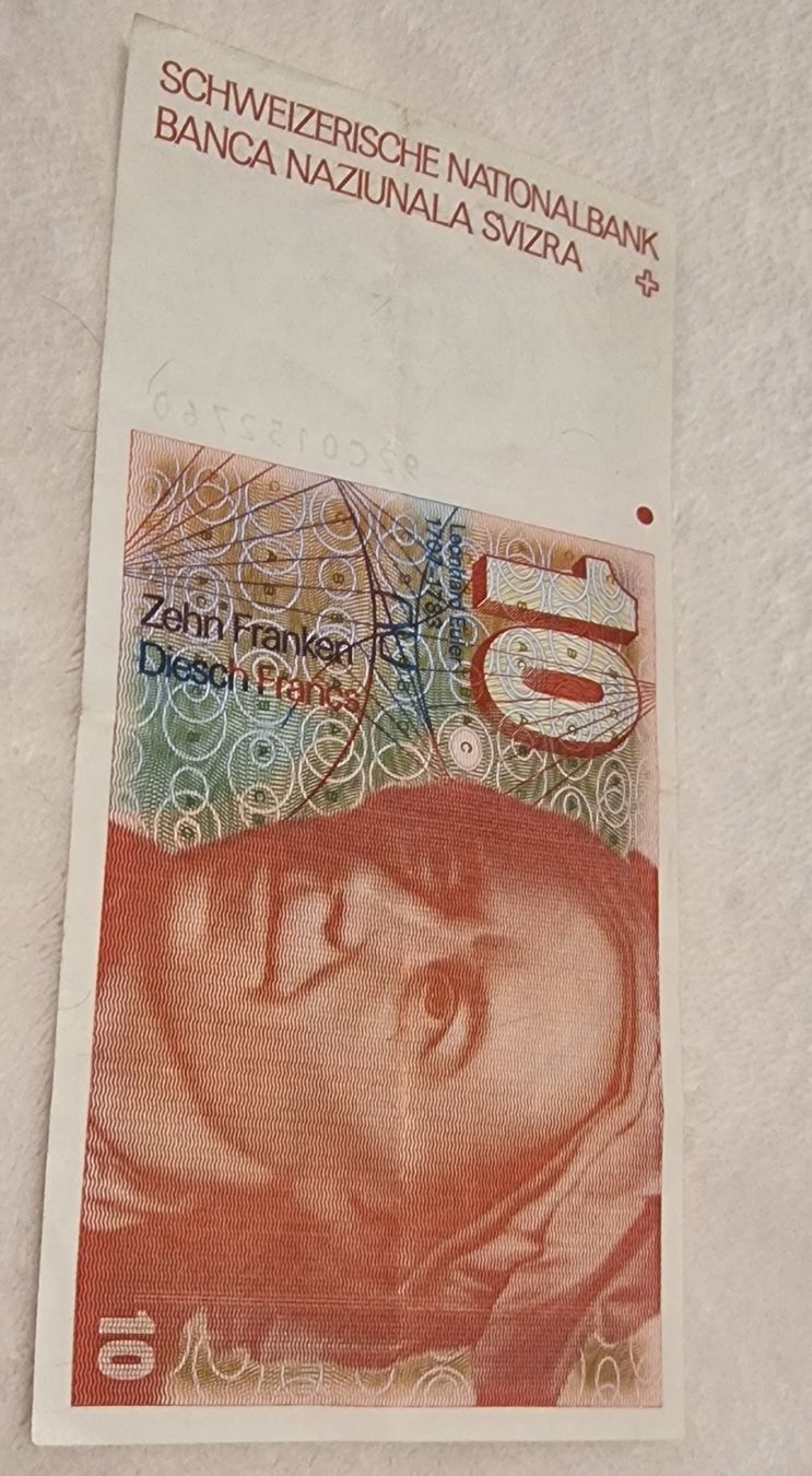 Banknoten: 10 Franken Noten Schweiz – Gebraucht aus Arbon von sar_l7ll