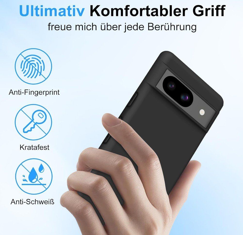 Google Cover & Protezioni schermo: Google Pixel 8A Hülle Case black matt TPU dünn weich – Nuovo e nell'imballaggio originale da Rorschacherberg venduto da elektrofreak 1