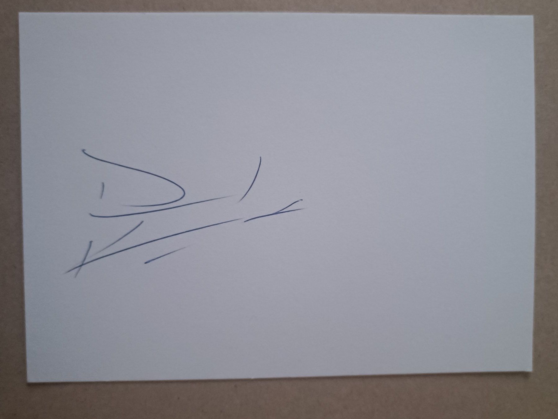 Autografi: David Krummenacker - US Leichtathletik - per.  gesammelt – Usato da Menziken venduto da Artographs