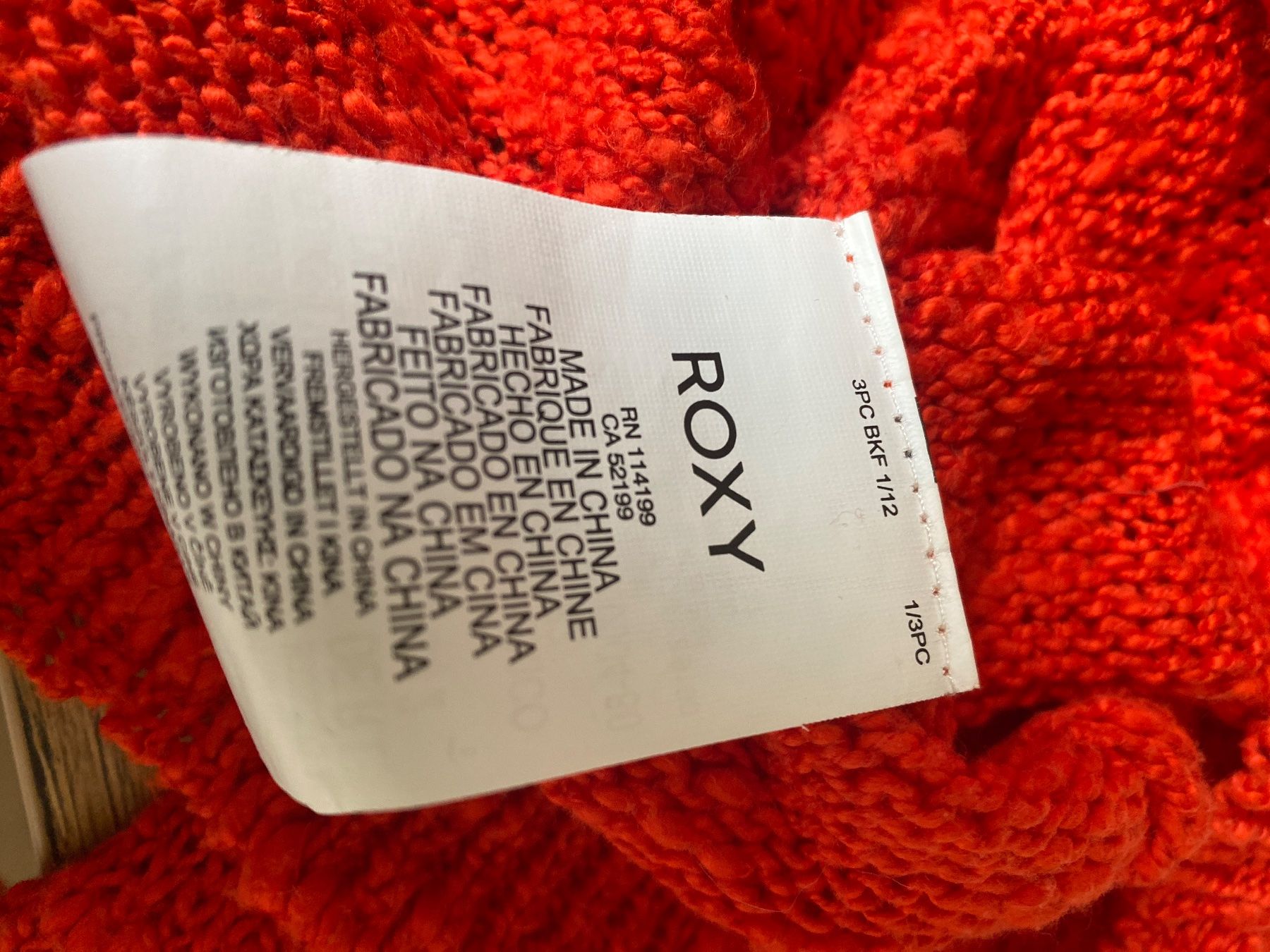 Roxy Pullover & Sweatshirts: Pull Roxy orange en maille, taille S, en bon état général – Gebraucht aus Saillon von Libellule7 2
