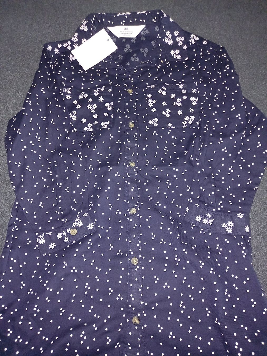 H&M Vestiti & Gonne: H&M  Blusenkleid Gr. 110.Neu – Nuovo (secondo la descrizione) da Urdorf venduto da Nataschli 2