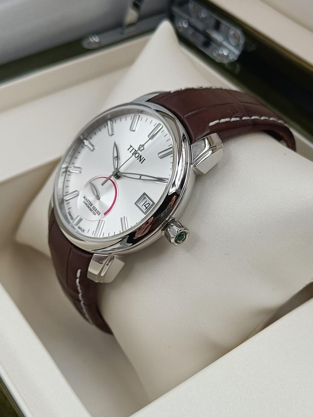 Titoni Orologi: TITONI "MASTER SERIES", CHRONOMETER, POWERRESERVE, 41 MM – Nuovo (secondo la descrizione) da Luzern venduto da EdiGem 3