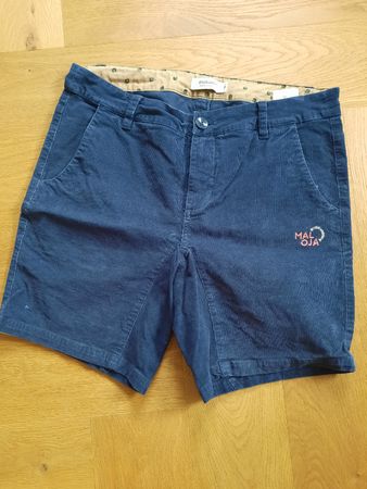 Maloja Shorts Cord Grösse M dunkelblau