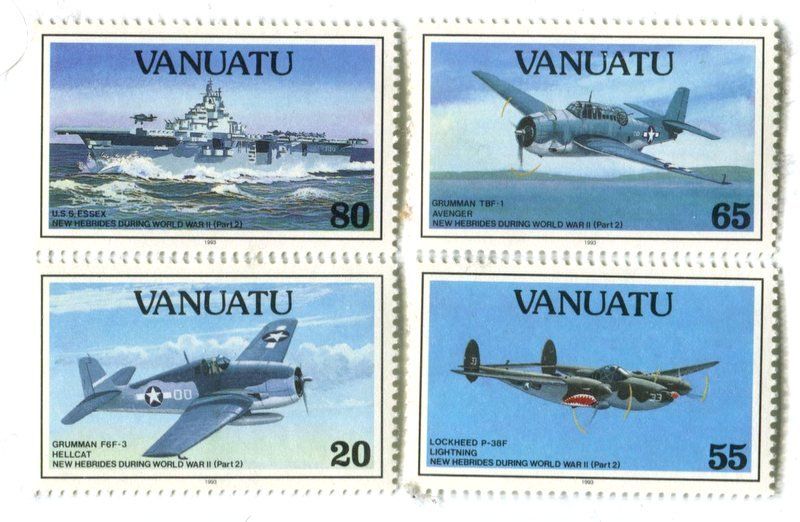 Alle Briefmarken: Briefmarken "Flugzeuge". Vanuatu – Neu und originalverpackt aus Basel von Butsch5