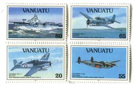 Briefmarken "Flugzeuge". Vanuatu