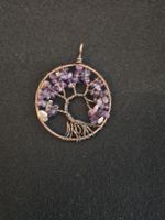 Arbre de vie améthyste, Pierre violette chakra protection