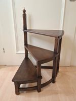 Vintage Bibliotheksleiter Bibliothekstreppe mit Wendeltreppe
