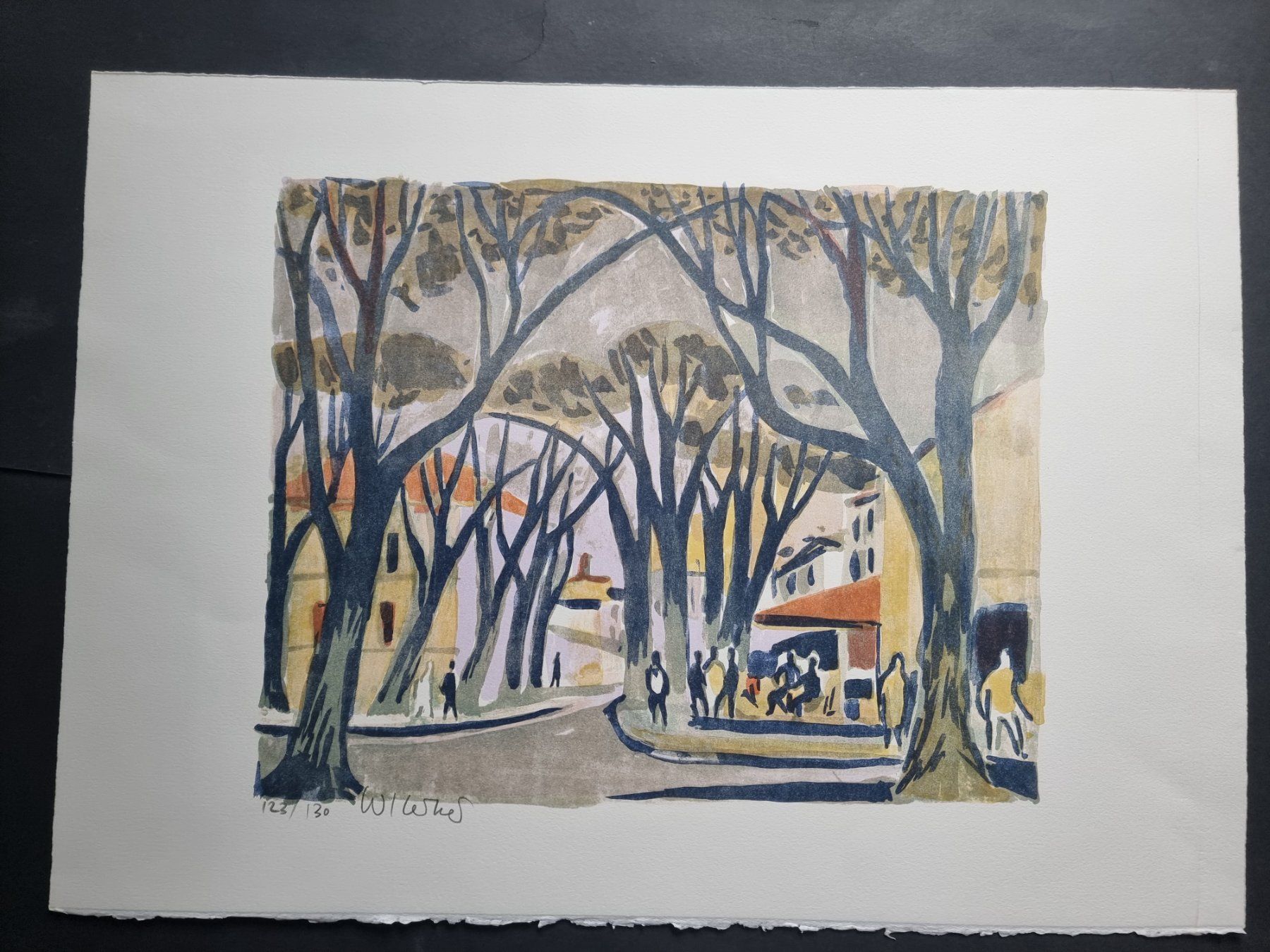 Grafica & Litografie: KERKER WALTER LITHOGRAPHIE SIGNIERT NUMMERIERT – Usato da Gersau venduto da kunst-online 2
