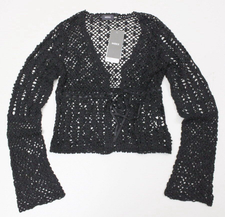 Mexx Maglioni & Felpe: Mexx Damen Strick-Pullover Net Strick-Jacke/schwarz/neu/Gr.L – Nuovo e nell'imballaggio originale da Wohlenschwil venduto da ABC-Vintage 1