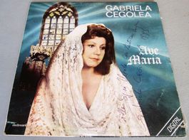 Gabriela Cegolea Ave Maria Autographe Romania LP Electrecord
