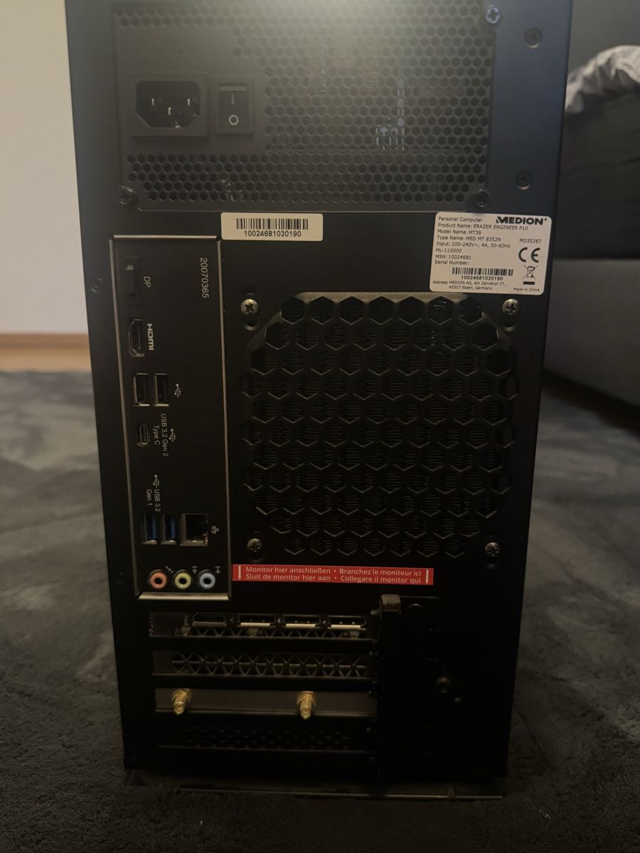 PC: Gaming PC mit 3060ti 64 GB RAM – Usato da Buchs ZH venduto da Wellington2000 3