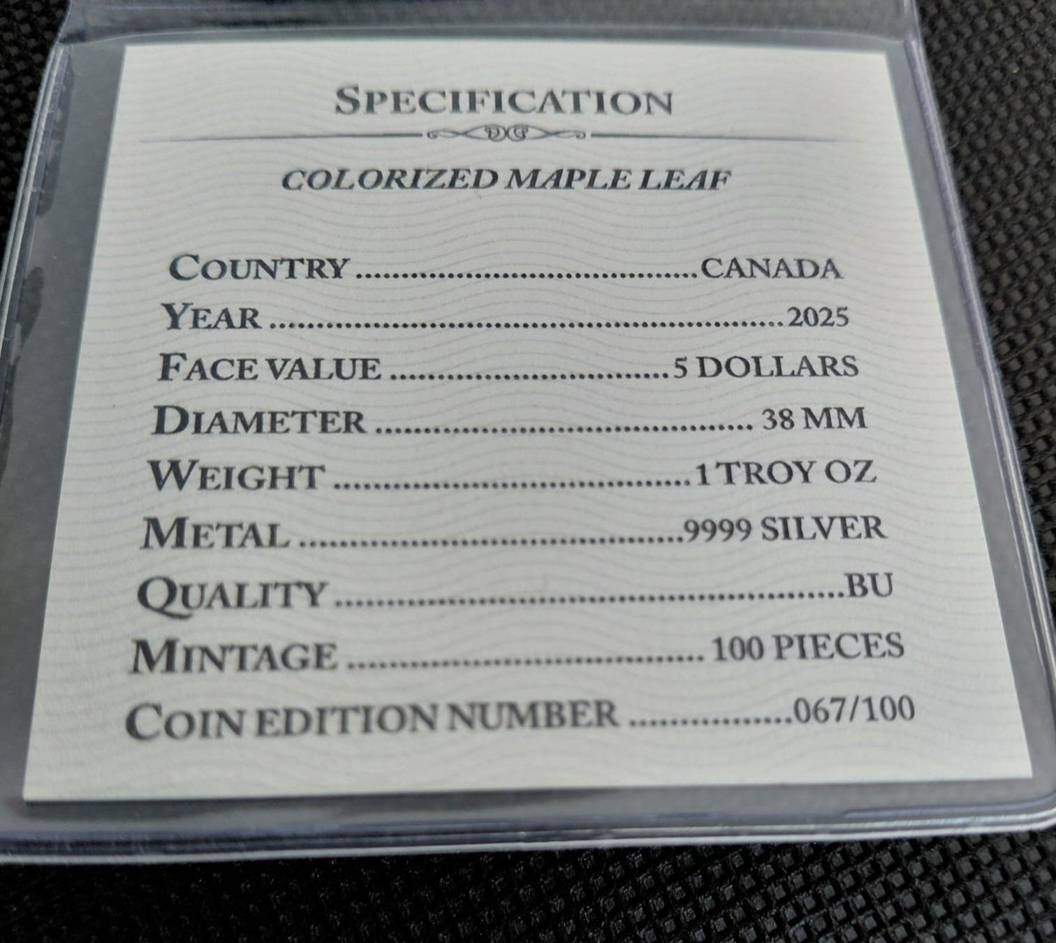 Tutti le monete: 1 OZ Silber Maple Leaf 2025 / Auflage: 100Stk. – Nuovo e nell'imballaggio originale da Weinfelden venduto da shopping-island 3