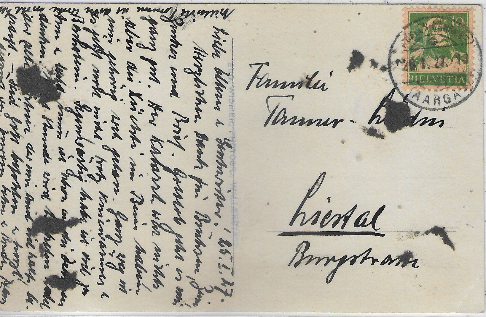 Cartoline postali: Armee Suisse - Oberleutnant – Usato da Ettingen venduto da Kartenplanet 1