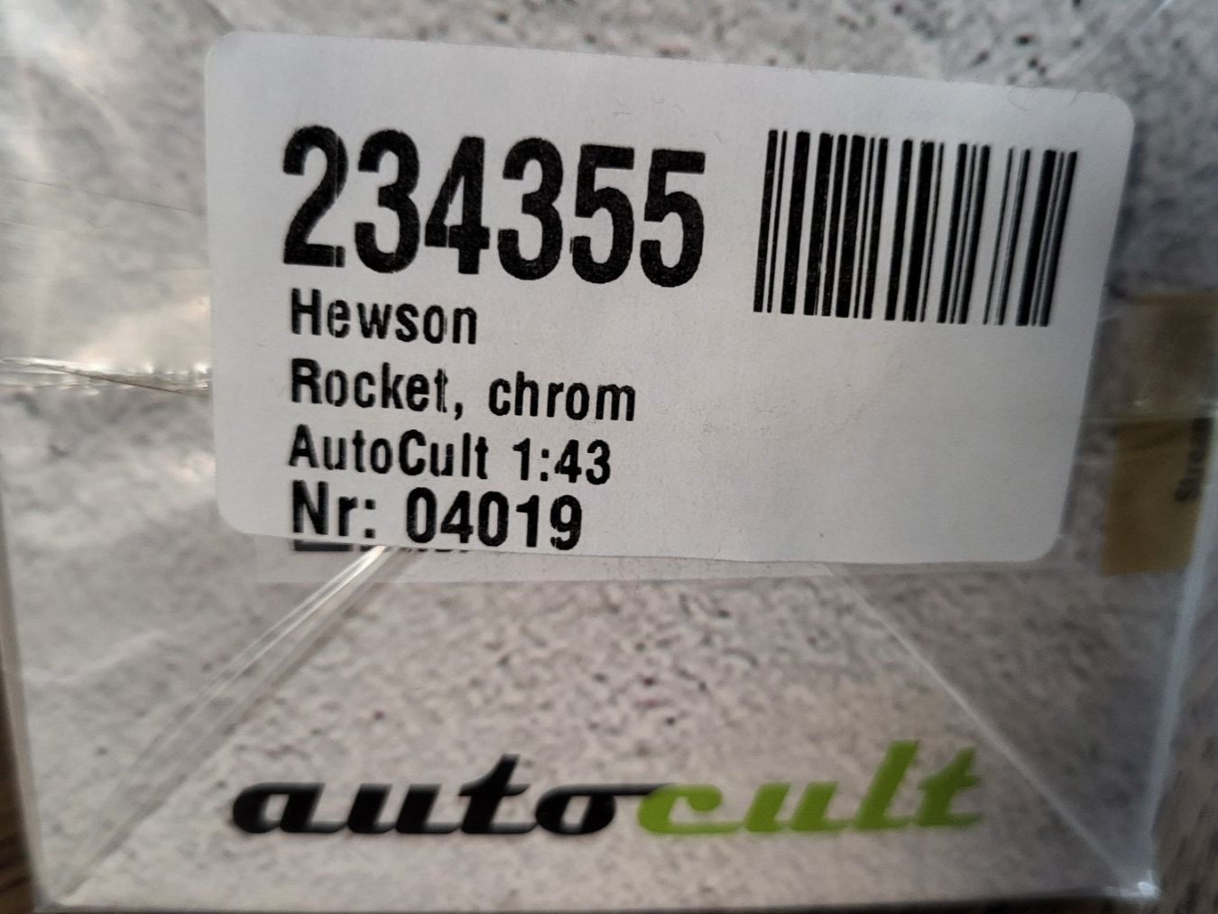 Modellini d'auto: Hewson Rocket 1946 1:43 Autocult – Usato da Rothrist venduto da Juana5 6