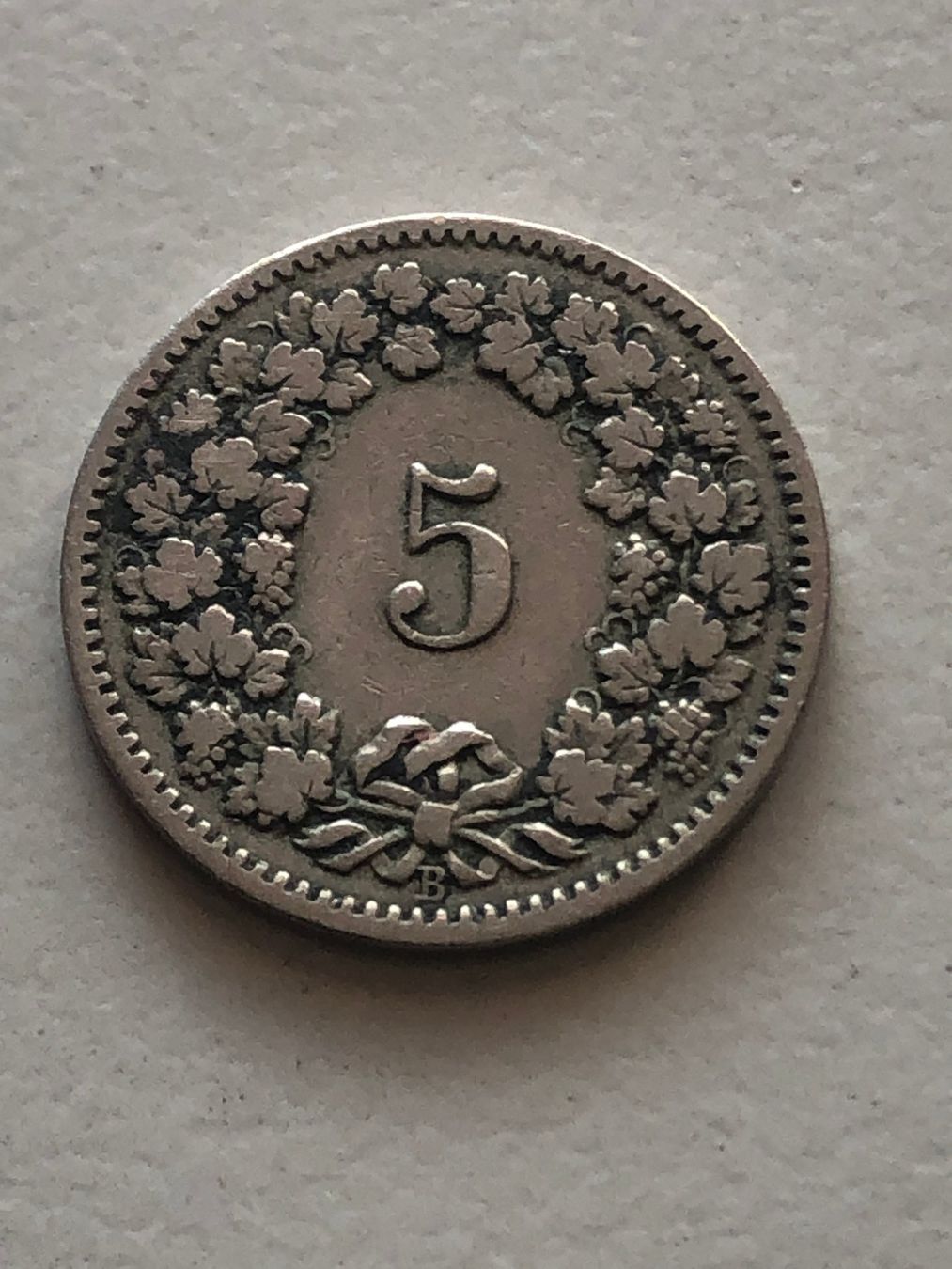 Alle Münzen: 5 Rp. 1902 – Gebraucht aus Schötz von Odpa 1