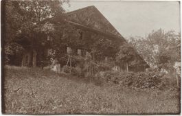 LANDWIRTSCHAFT/BAUERNHAUS 1910 mit Bauerngarten