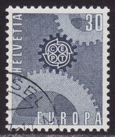 SBK-Nr. 448 (Europa 1967) gestempelt