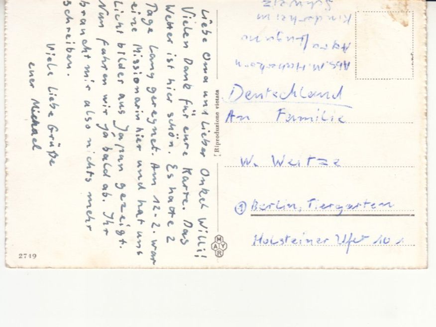 Cartoline postali: Lugano ca. 1950 – Usato da Bürglen TG venduto da StampGraf 1