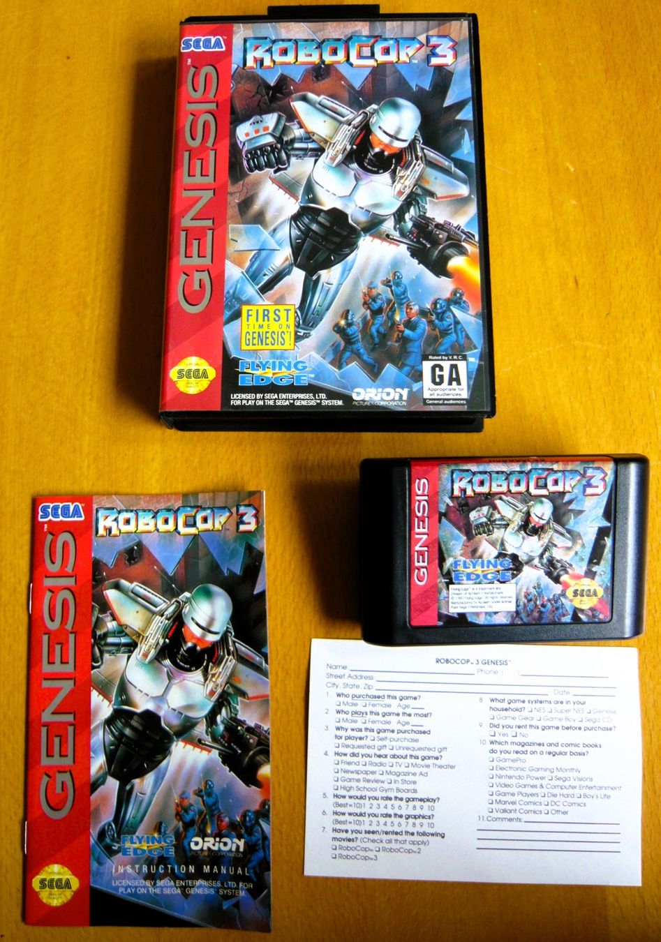 Sega Jeux: Mega Drive : Robocop 3 - Genesis, CIB ! – D'occasion à Onex par Jaguar1986 1