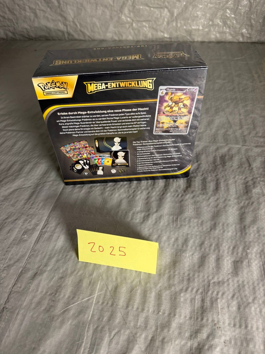 Pokémon Carte collezionabili: POKEMON-TOP TRAINER-MEGA ENTWICKLUNG-2025-DE – Nuovo e nell'imballaggio originale da Frick venduto da RC2367 1