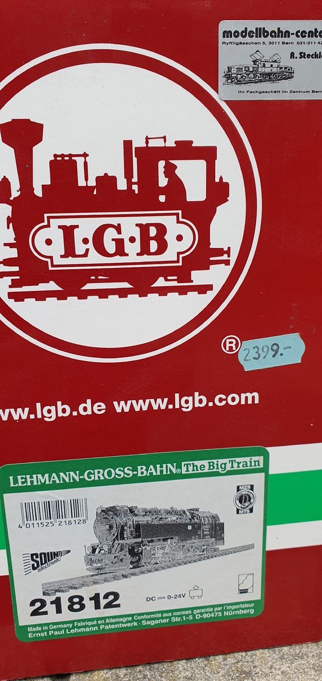 LGB Modellini di ferrovie: LGB 21812 HSB 99 7222-5 – Usato da Münsingen venduto da wd65 5