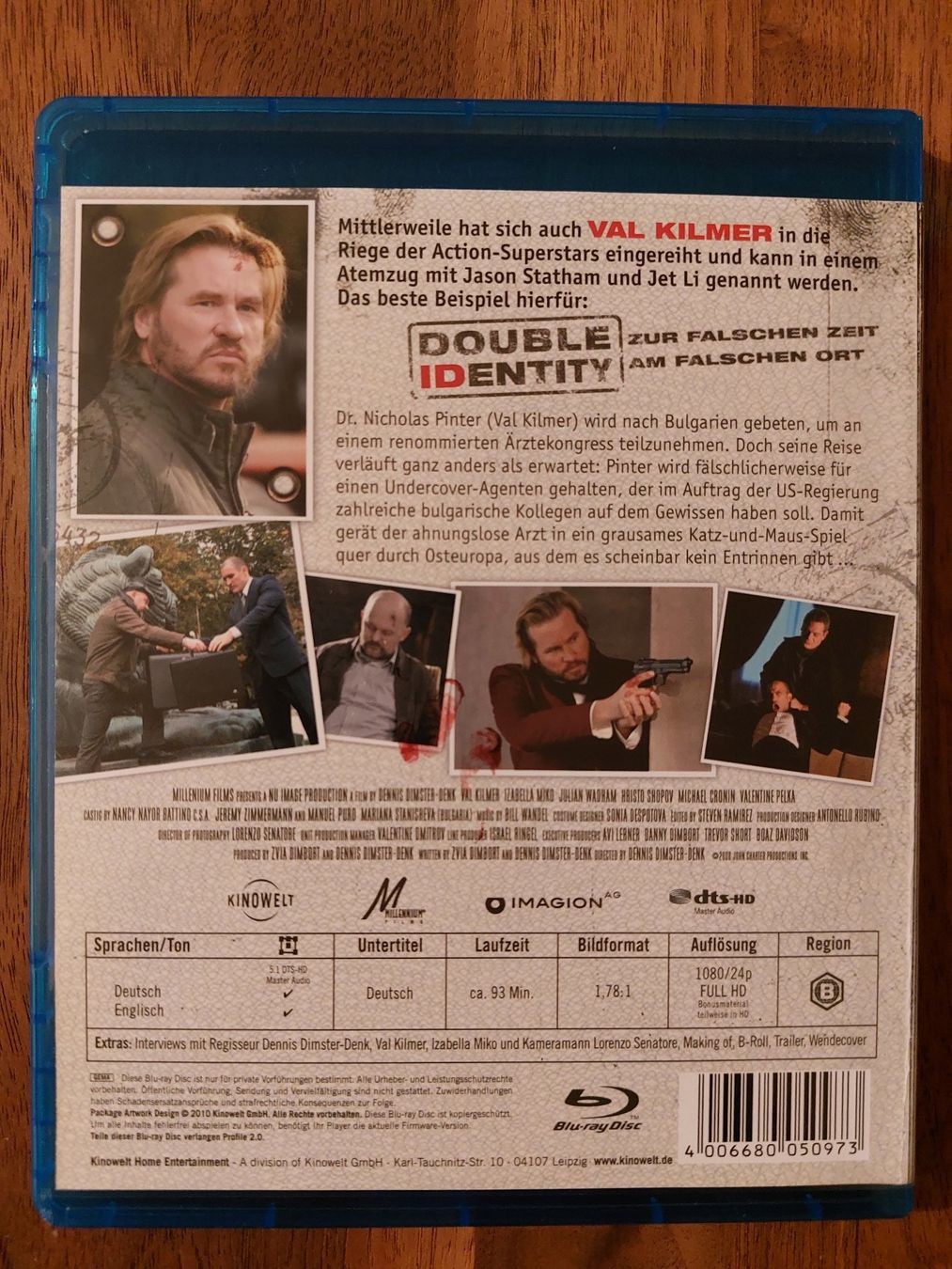 Tutti i DVDs: Blu Ray - Double Identity mit Val Kilmer – Usato da Rheinfelden venduto da FilmAuktion 1