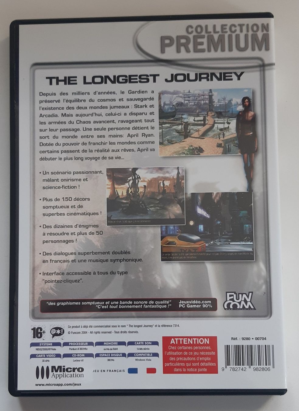 Giochi: The Longest Journey - Jeu PC – Nuovo (secondo la descrizione) da La Chaux-de-Fonds venduto da beasach 3