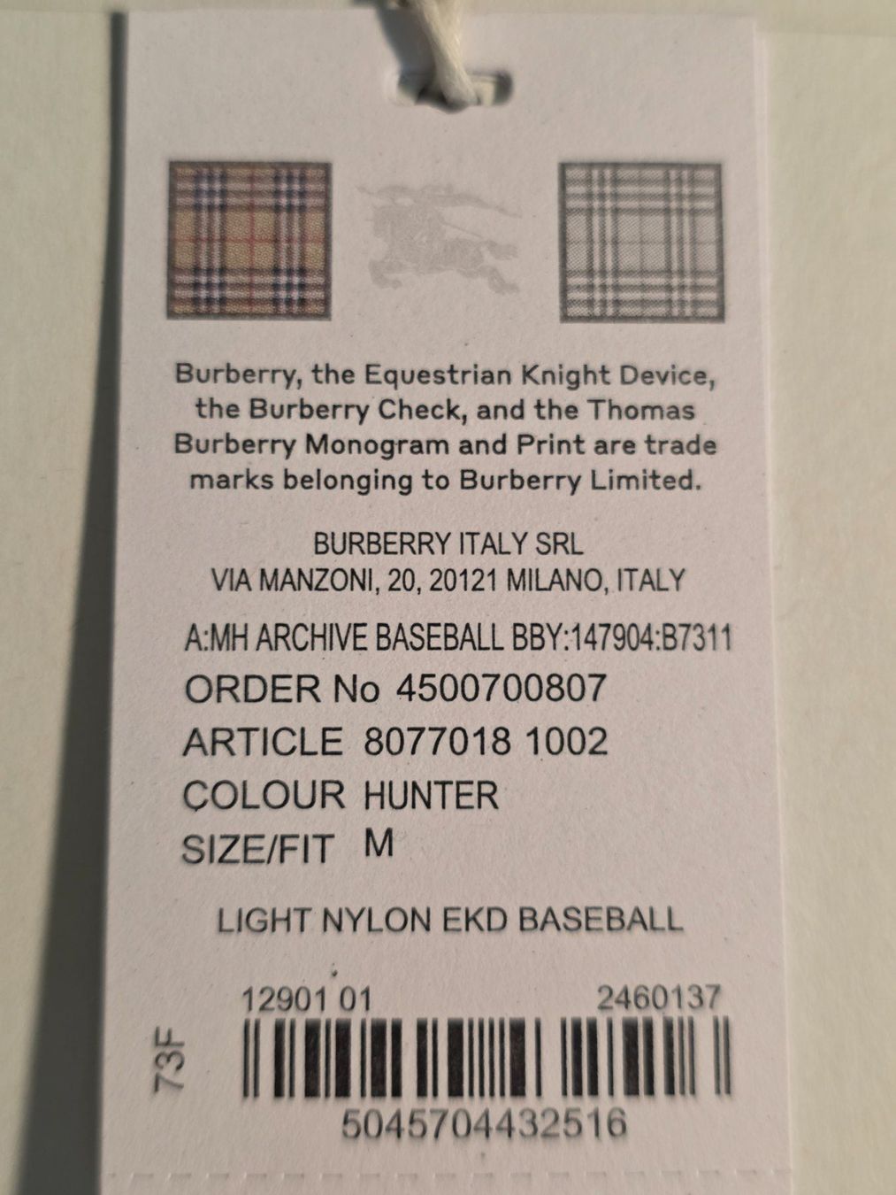 Burberry Chapeaux, bonnets & casquettes: Burberry Light Nylon EKD Baseball Cap – Neuf avec emballage d'origine à Zürich par lda_j7nw 4