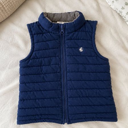Blouson sans manches Petit Bateau bleu 86