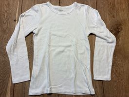 Thermowäsche, Langarmshirt weiss, Grösse 140