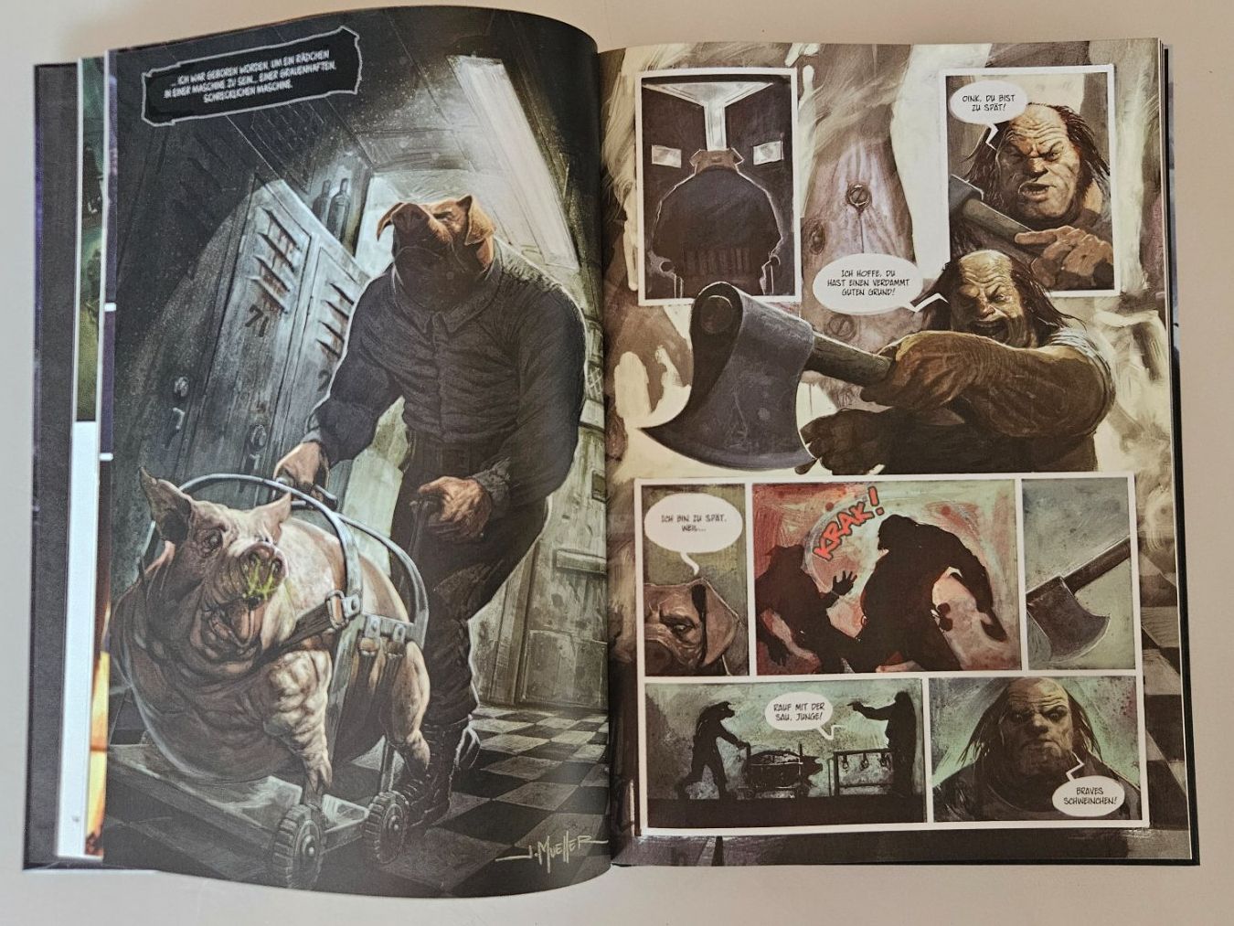 Fumetti: Oink - Himmelschlachter Comic John Mueller – Usato da Basel venduto da True_Hofer_Store 2