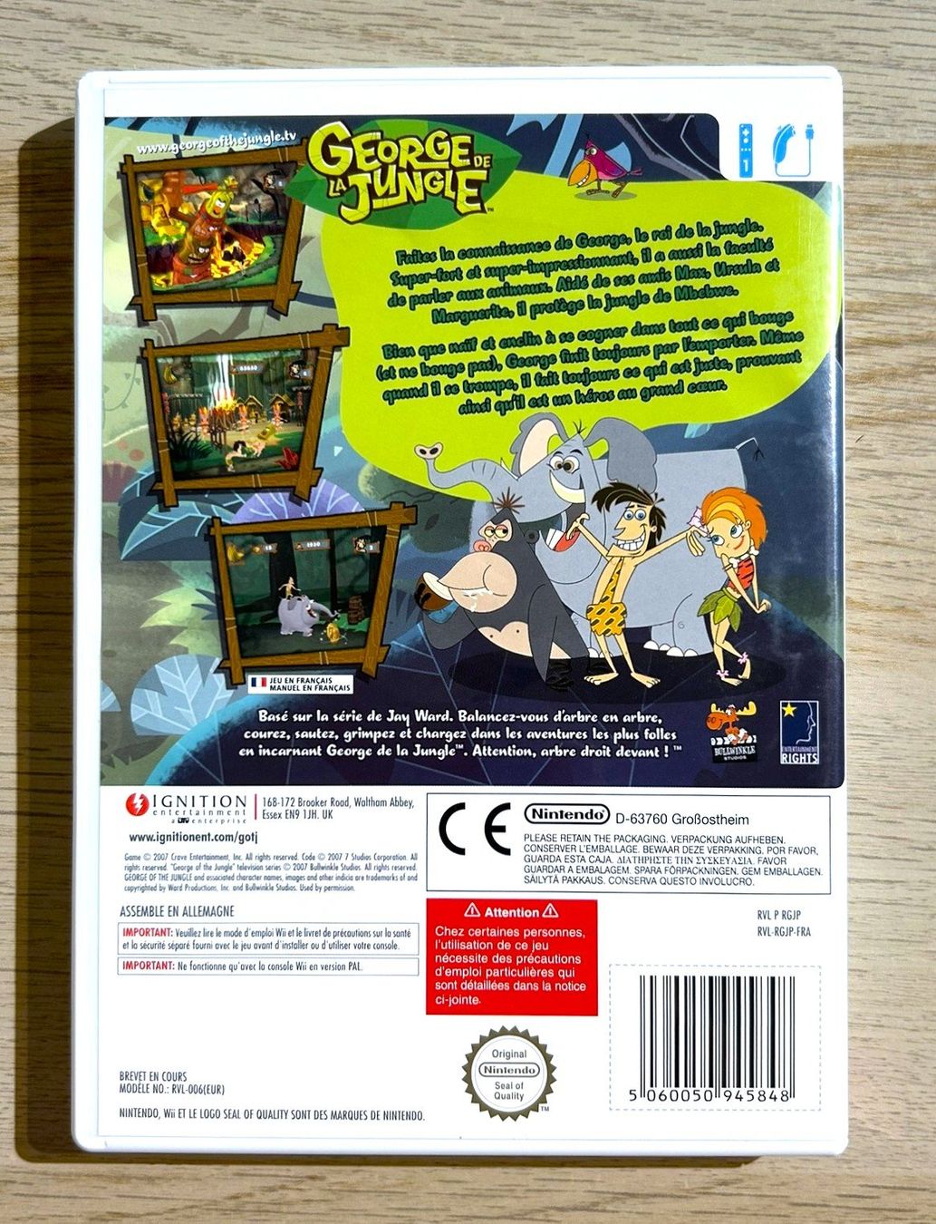 Nintendo Giochi: George de la Jungle Nintendo Wii – Usato da St. Gallen venduto da Alpine.Arcade 1