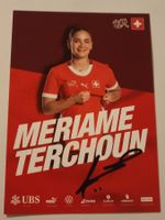 Meriame Terchoun - handsign.  SFV Autogrammkarte ⚽🇨🇭