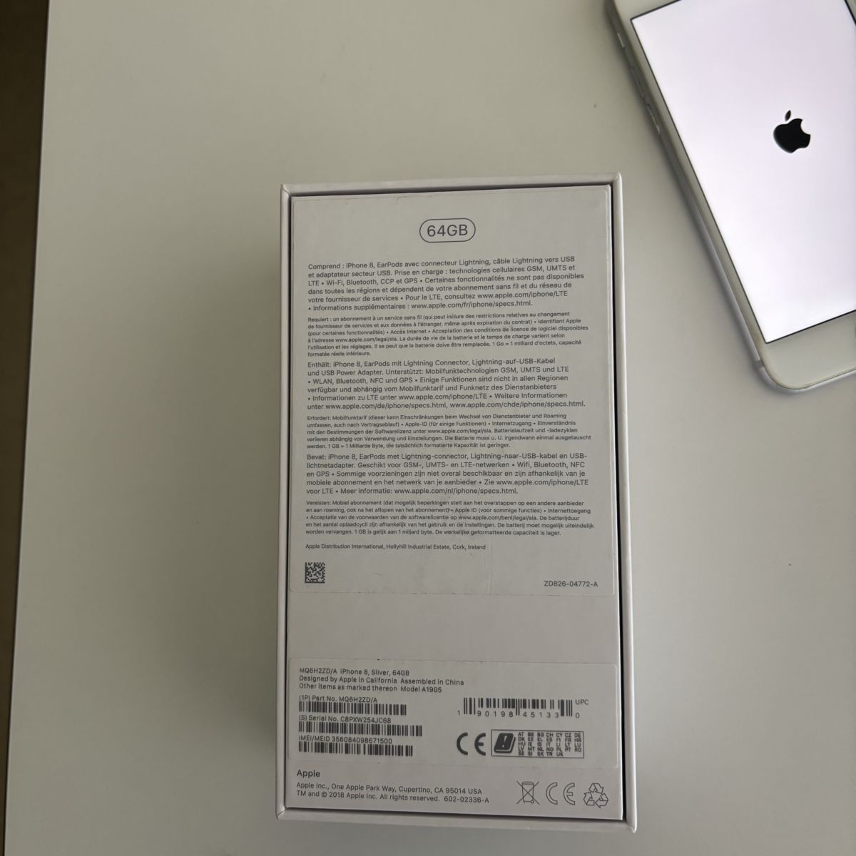 Apple Handys / Smartphones: iPhone 8 64GB silber – Gebraucht aus Biel/Bienne von Eiskristall08 8