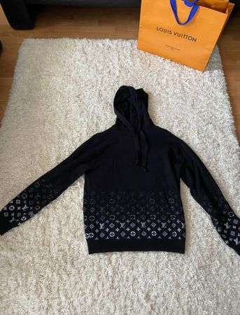 Louis Vuitton Gradient Hoodie, Neuwertig, Schwarz, Top! (54)